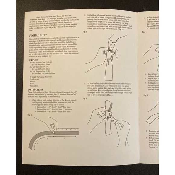 Create Your Own Christmas Bows Pattern Booklet DIY‎ Wrapping Decorative How To - Picture 2 of 7